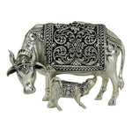 Load image into Gallery viewer, COW &amp; CALF PURE SILVER IDOL 925 (ANTIQUE)
