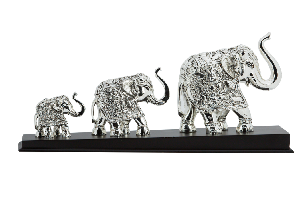 Silver elephants