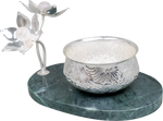 Load image into Gallery viewer, Silver bowl Decor
