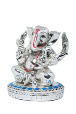 Load image into Gallery viewer, Silver Ganesh ji with redline
