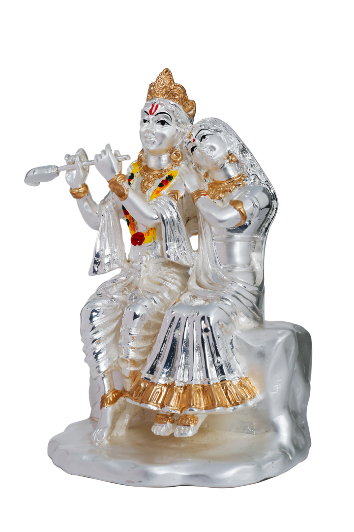 Silver Radha Krishna