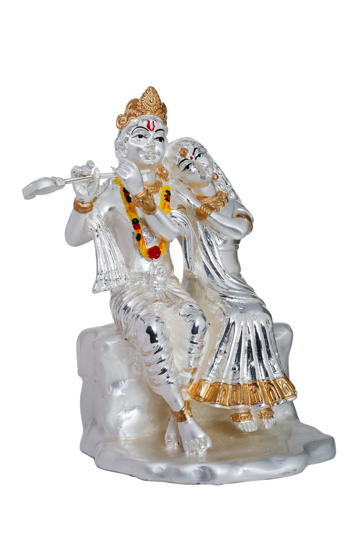 Silver Radha Krishna