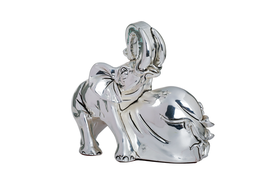 Silver Elephant with watch