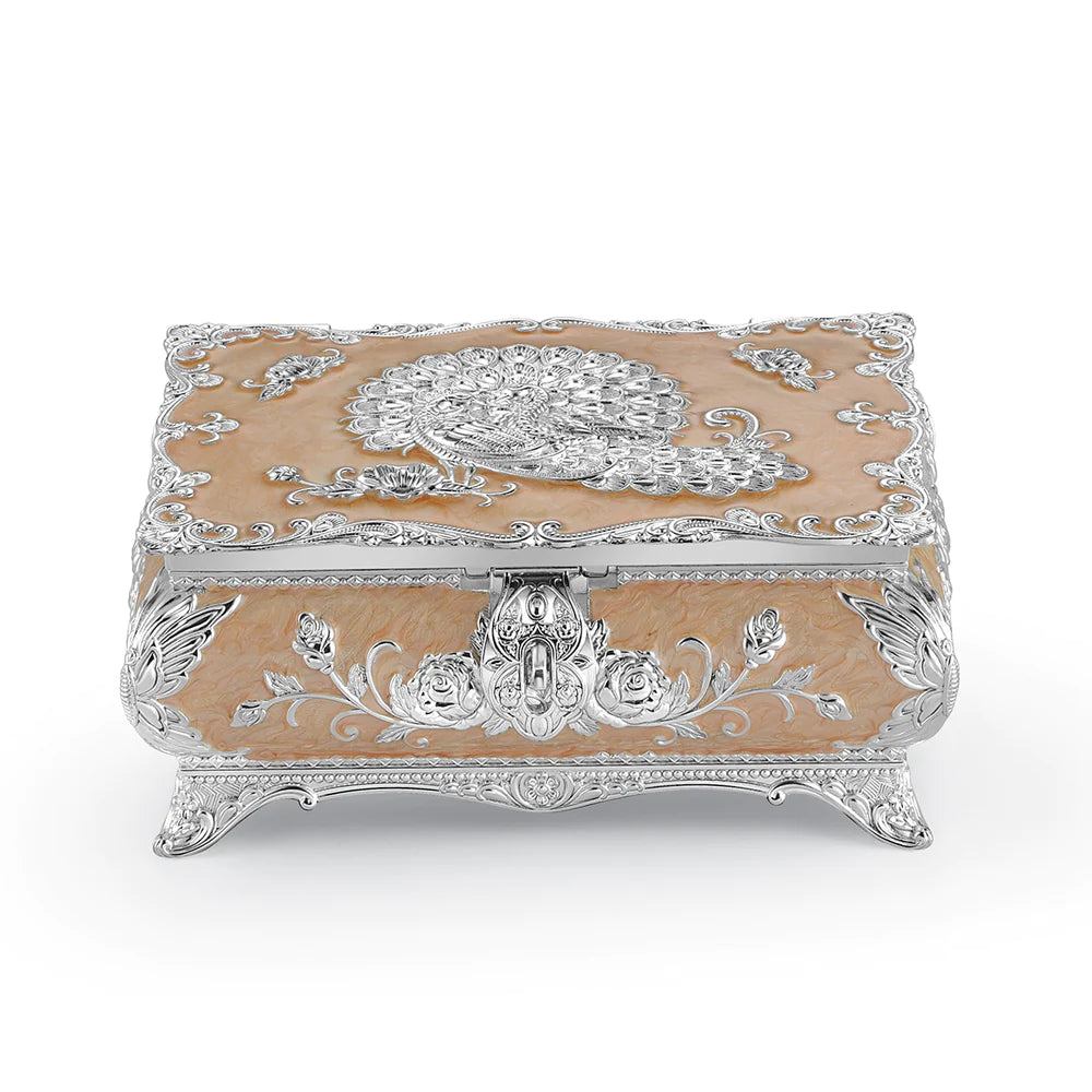 Enamel jewellery box - MOP