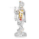 Load image into Gallery viewer, Krishna (h-38.5 cm) Silver
