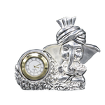 Load image into Gallery viewer, Silver Plated Ganesha Clock
