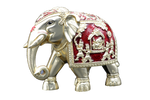 Load image into Gallery viewer, PALKI ELEPHANT GOLD ENAMELLED GLOSSY
