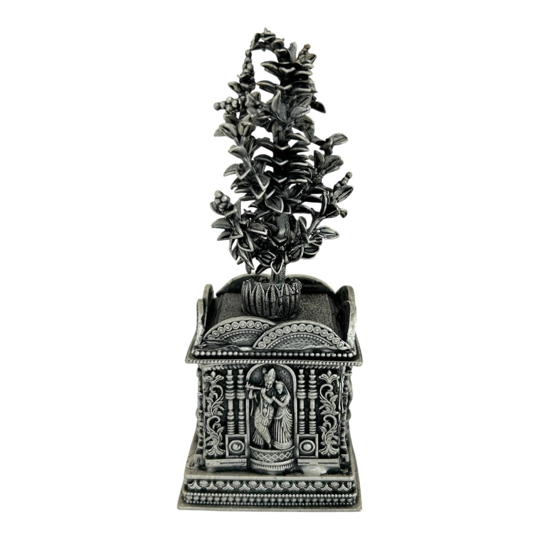 TULSI PURE SILVER 925 STATUE