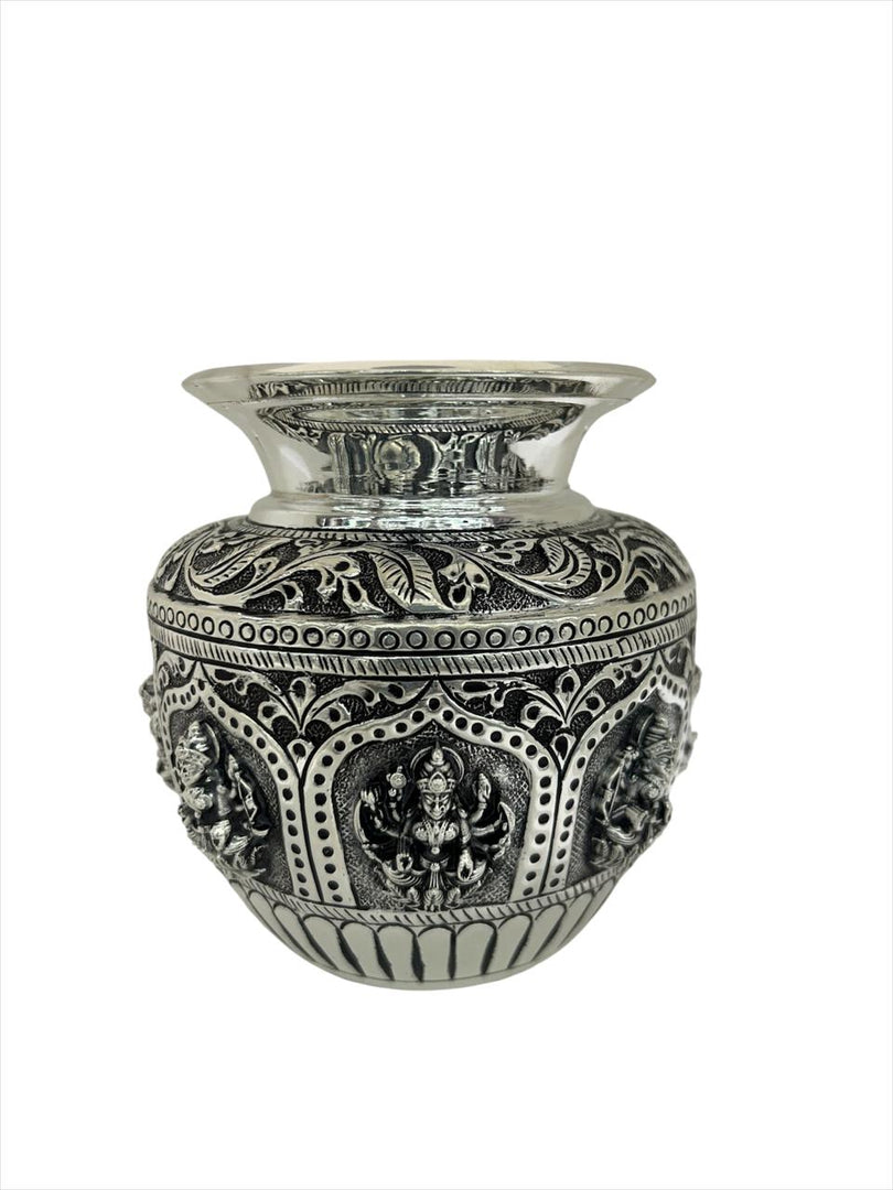 ASHT LAXMI KALASH 925 PURE SILVER