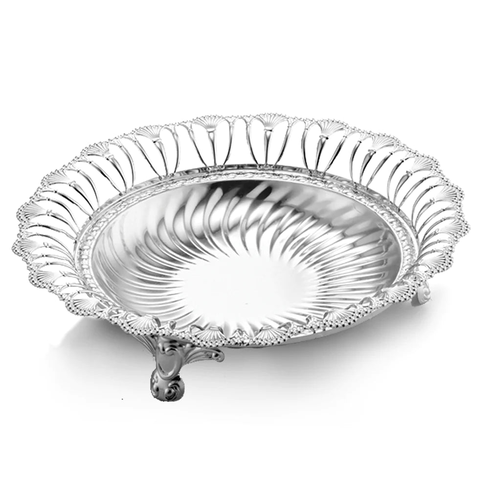 Silver Round Tray (8")